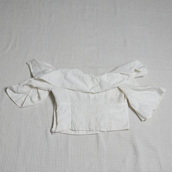 BRAND NEW LIMITED EDITION ZARA RUFFLE CROP TOP FOR SUMMER - Picture 5 of 9